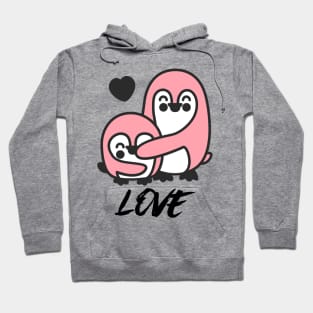 Valentines Penguin Love Honeymoon Cute Hoodie